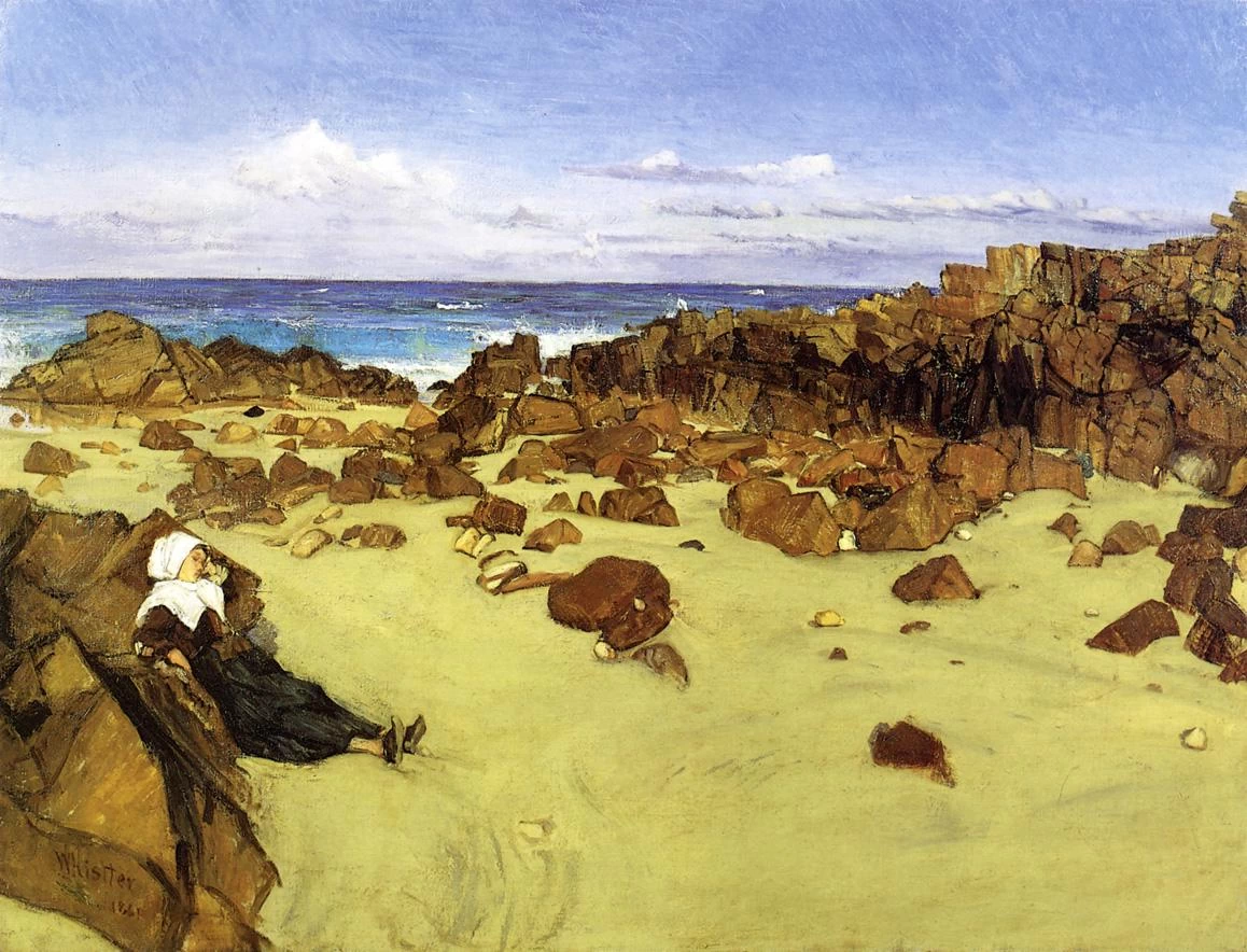 Ames McNeill Whistler - La costa della Bretagna (alias Sola con la marea)